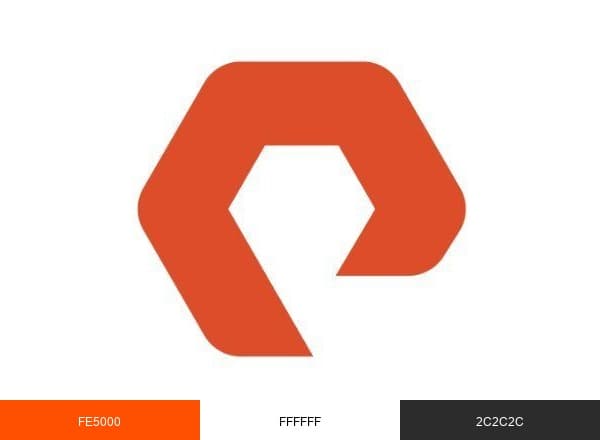 Pure Storage brand color palette