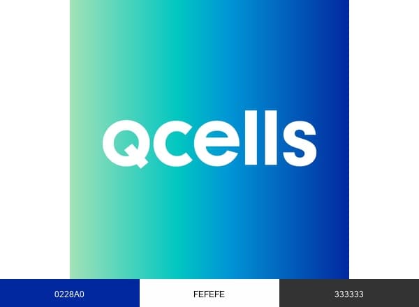 Qcells Europe brand color palette