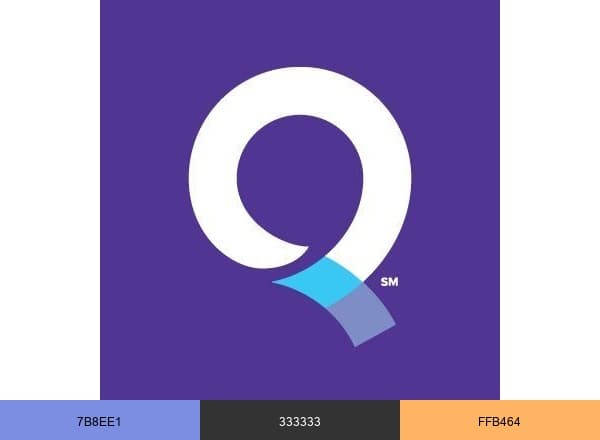 Quantum Fiber brand color palette