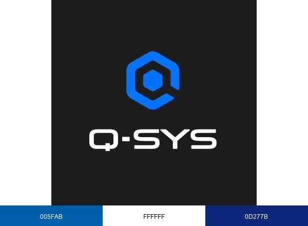 Q-SYS brand color palette