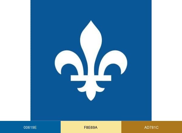 Gouvernement du Québec brand color palette