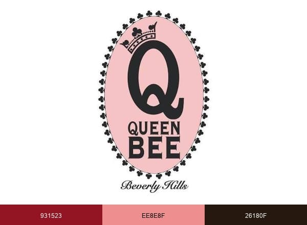 Queen Bee Of Beverly Hills brand color palette