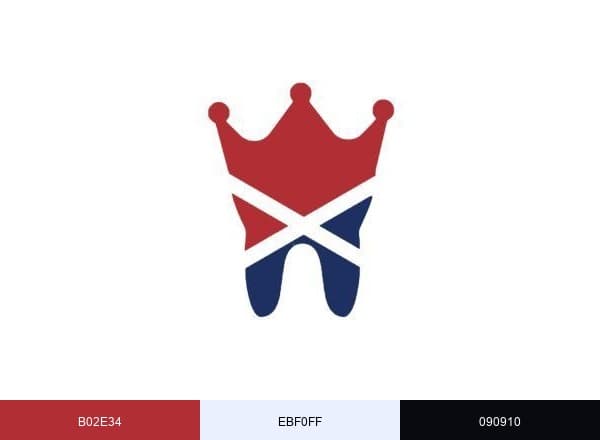 Queen Dental Centre brand color palette