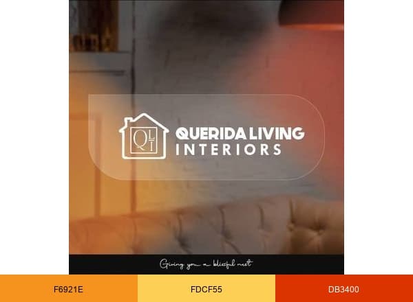 Interior Design Company brand color palette