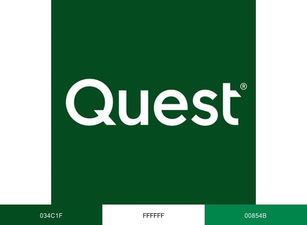 Quest Diagnostics brand color palette