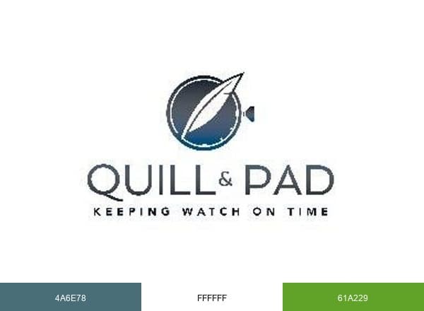 Quill & Pad brand color palette