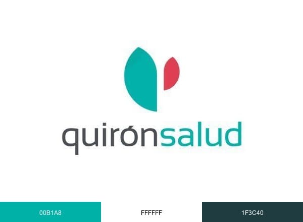 Quirónsalud brand color palette