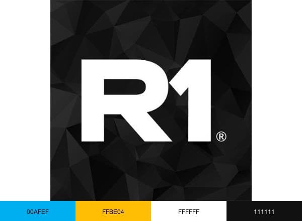 R1 RCM brand color palette