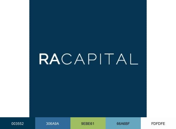 RA Capital Management brand color palette