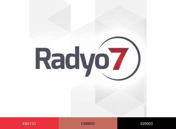 Radyo 7 brand color palette