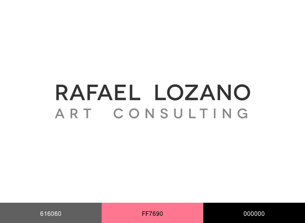Rafael Lozano Art Consulting brand color palette