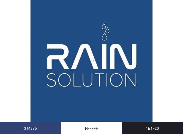 Rain Solution brand color palette