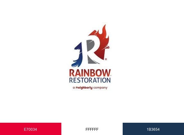 Rainbow Restoration brand color palette