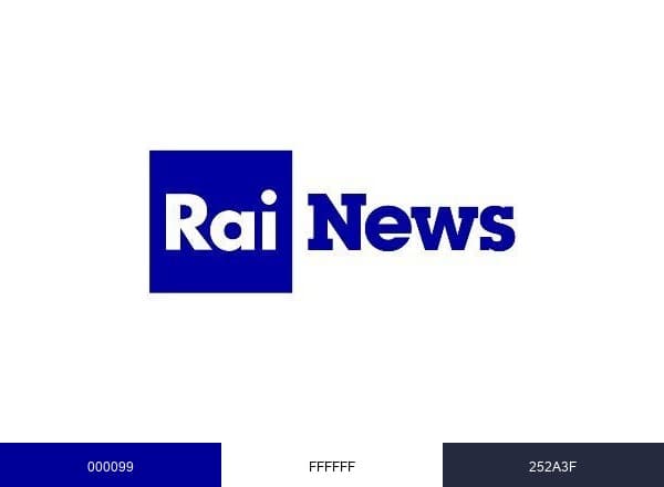 Rai News brand color palette