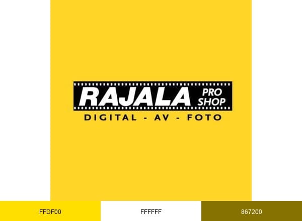 Rajala Pro Shop brand color palette