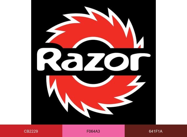 Razor brand color palette