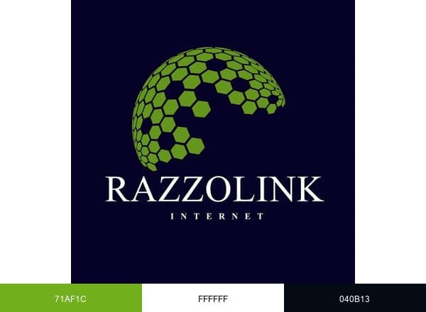RazzoLink Wireless brand color palette