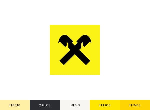 Raiffeisen Bank International brand color palette