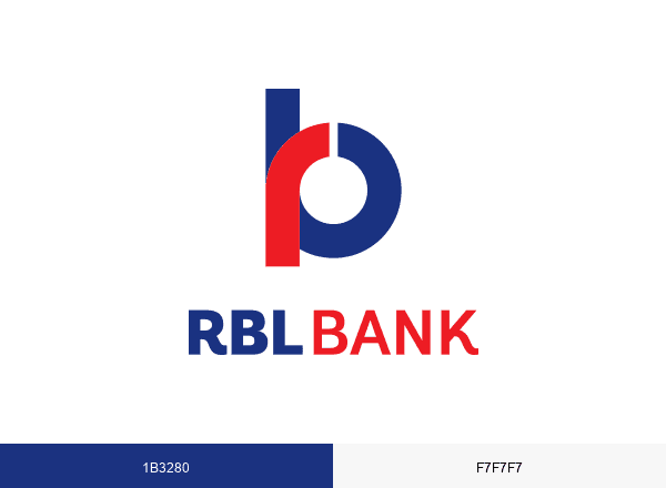 The Ratnakar Bank brand color palette