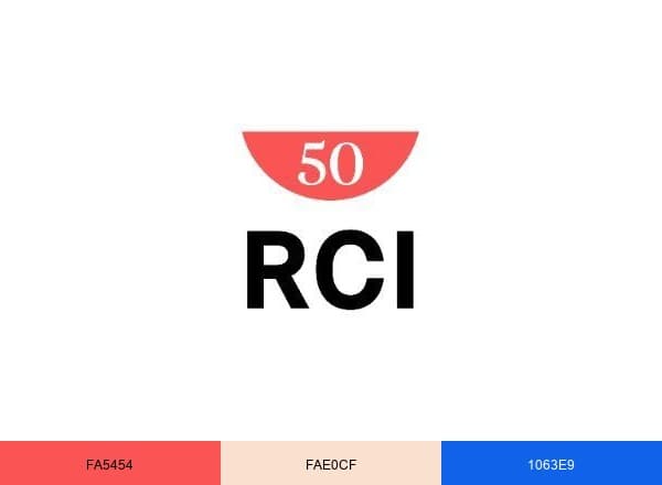RCI Timeshare brand color palette