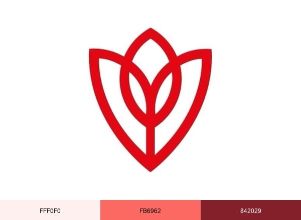 Real Flowers brand color palette