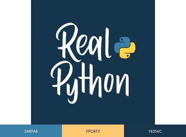 Real Python brand color palette