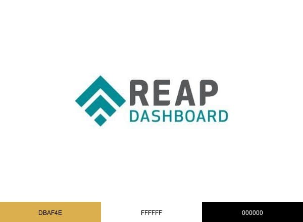REAP Dashboard brand color palette