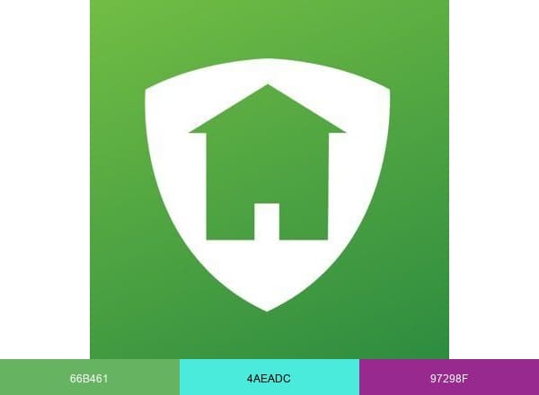 Edison Home Care brand color palette