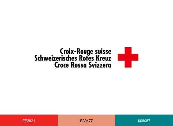 Rotes Kreuz CH brand color palette