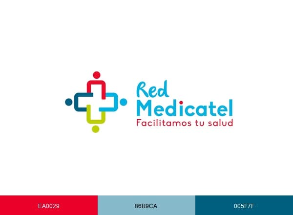 Red Medicatel brand color palette