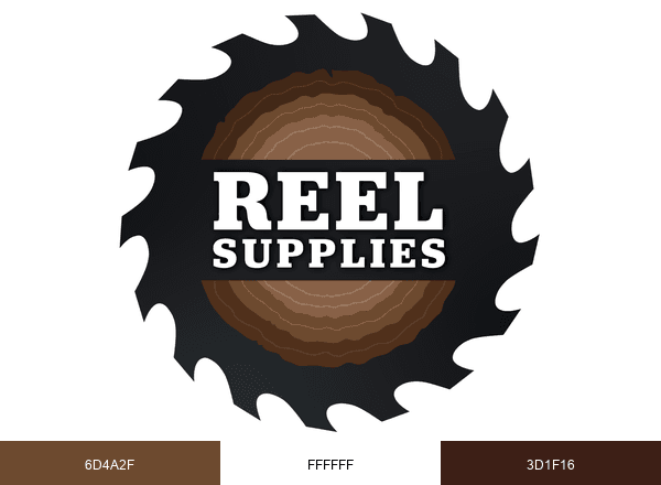 Reel Supplies brand color palette
