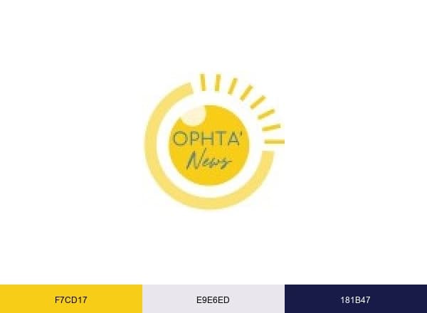Ophta'News brand color palette