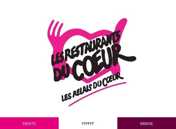 Les Restos du Coeur brand color palette