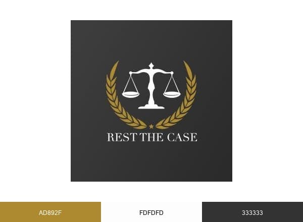 Rest The Case brand color palette