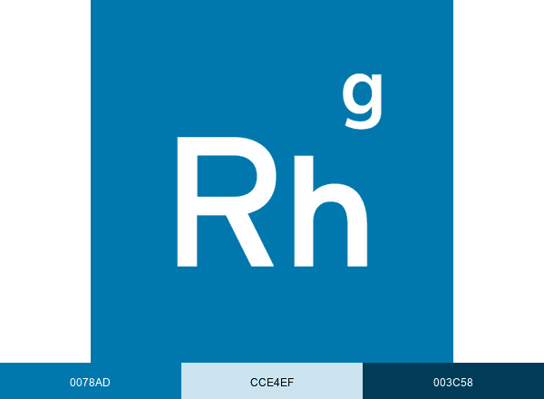 Rhodium Group brand color palette