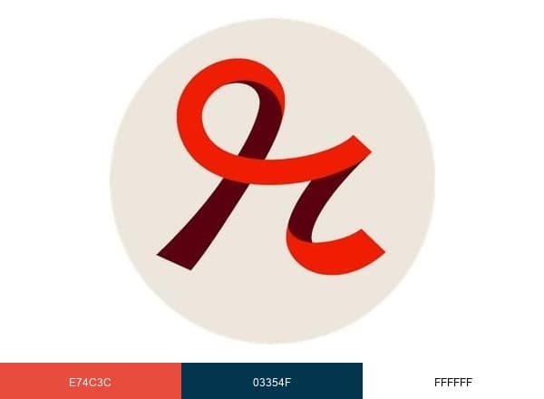 Ribbon Community brand color palette