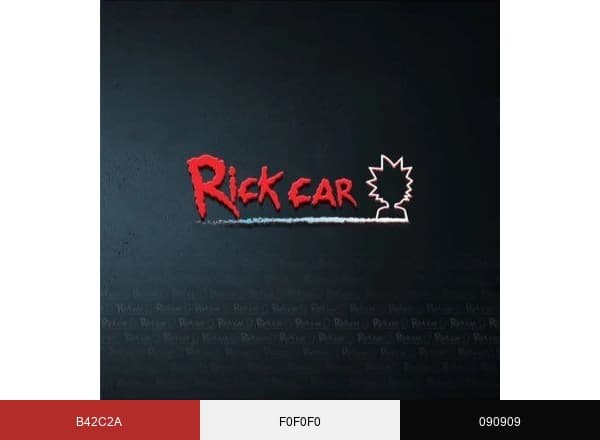 Rick car brand color palette