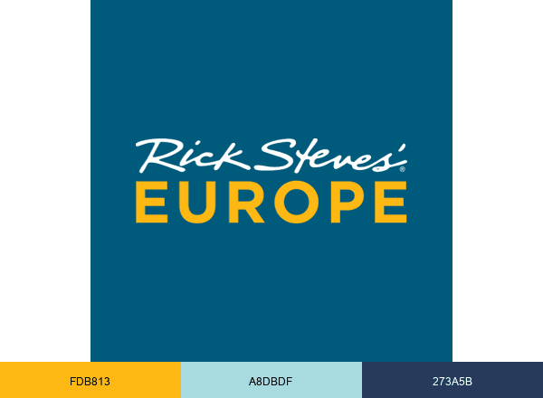 Rick Steves' Europe brand color palette