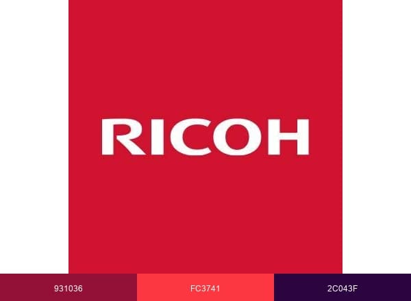 Ricoh USA brand color palette