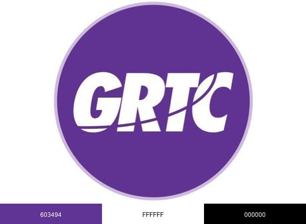 GRTC brand color palette