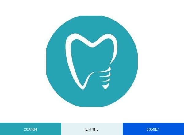 Ridge Oral Surgery brand color palette
