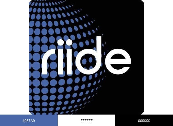 Your Riide brand color palette