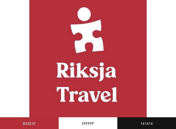 Riksja Travel brand color palette
