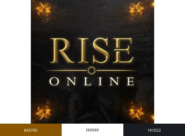 Rise Online World Official brand color palette