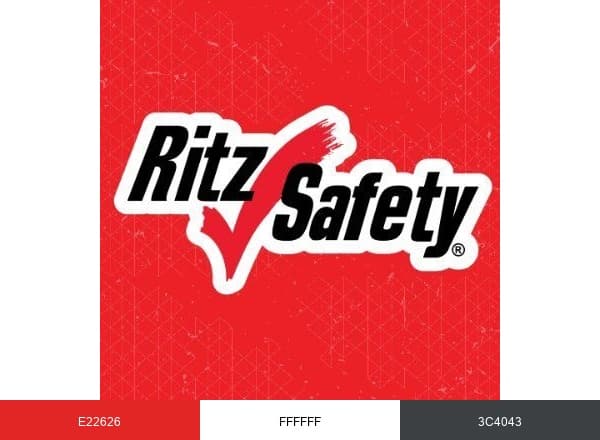 Ritz Safety brand color palette