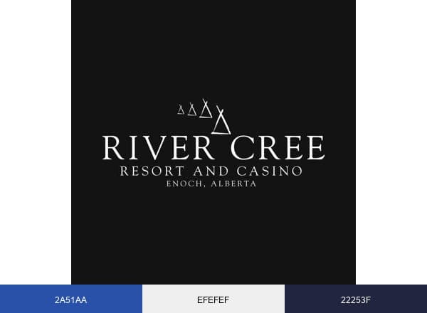 River Cree Resort brand color palette