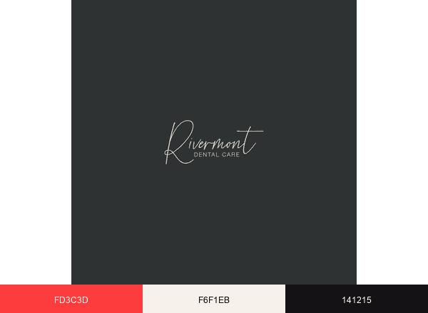 Rivermont Dental brand color palette