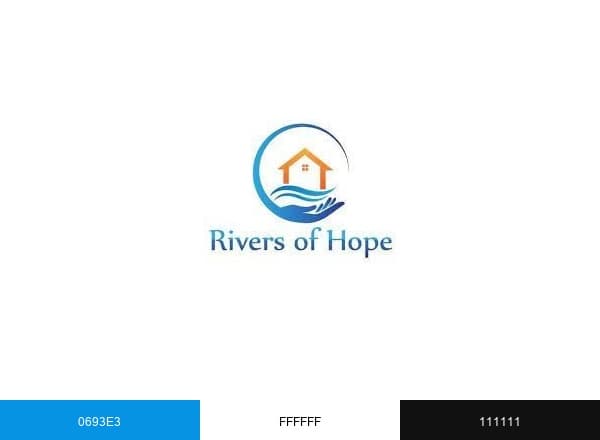 Rivers of Hope brand color palette