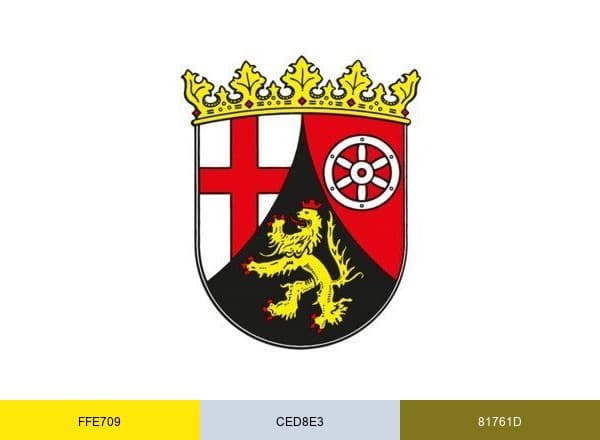 Landesregierung Rheinland-Pfalz brand color palette