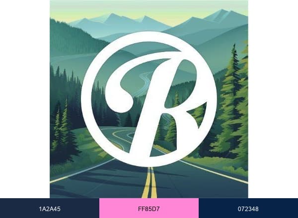 Roadtrippers brand color palette